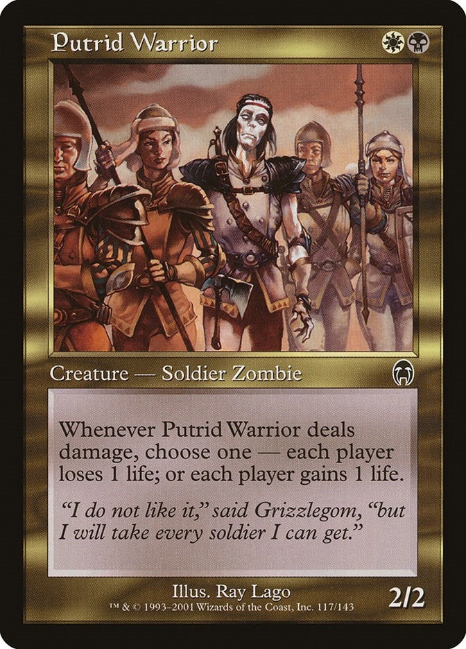 Image for Putrid Warrior (117) - Magic: The Gathering