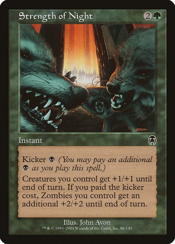 Image for Strength of Night (86) - Magic: The Gathering