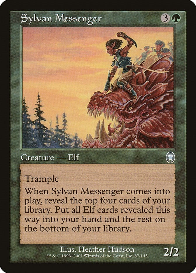 Image for Sylvan Messenger (87) - Magic: The Gathering