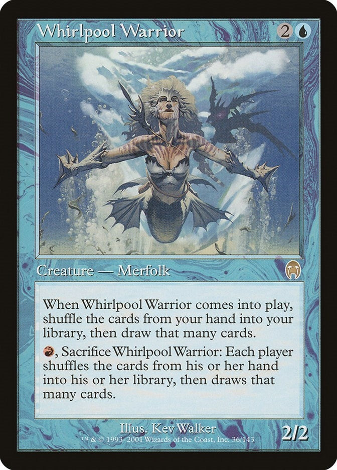 Image for Whirlpool Warrior (36) - Magic: The Gathering