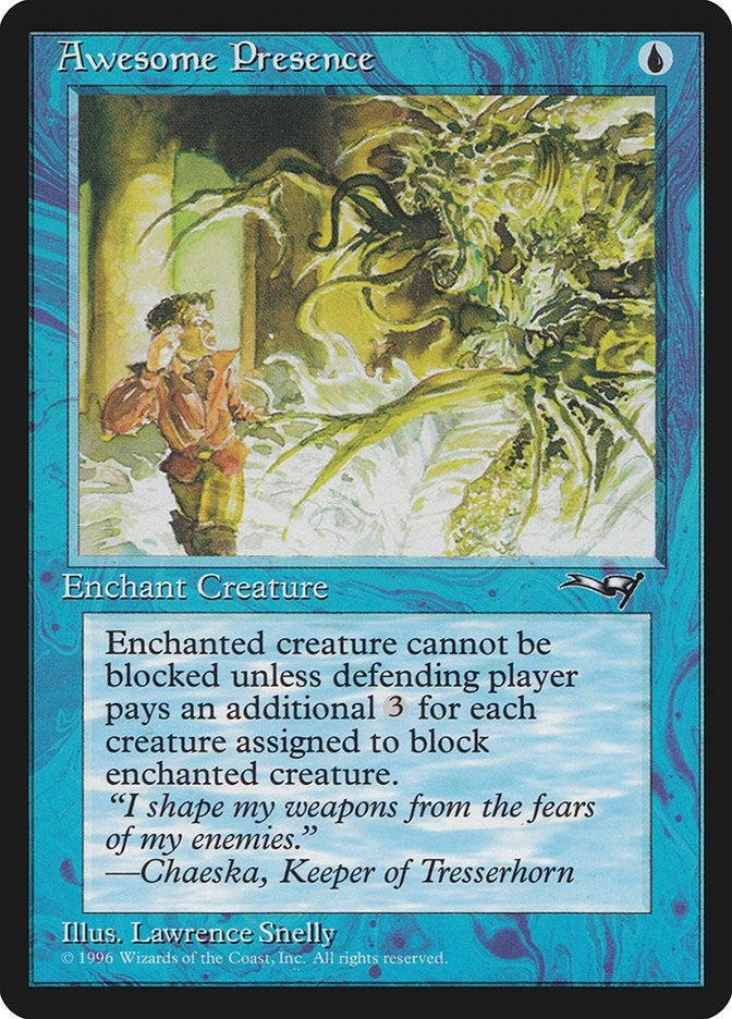 Image for Awesome Presence (Man Being Chased) (35) - Magic: The Gathering