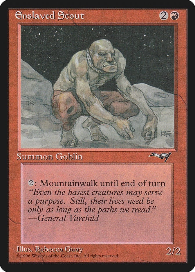 Image for Enslaved Scout (105) - Magic: The Gathering