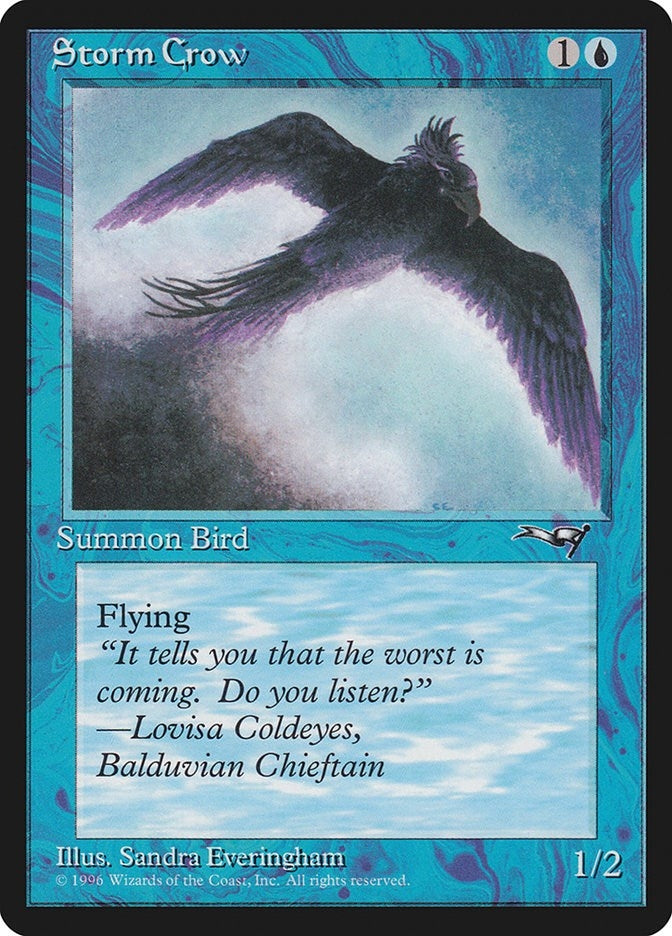 Image for Storm Crow (Flying Right) (55) - Magic: The Gathering