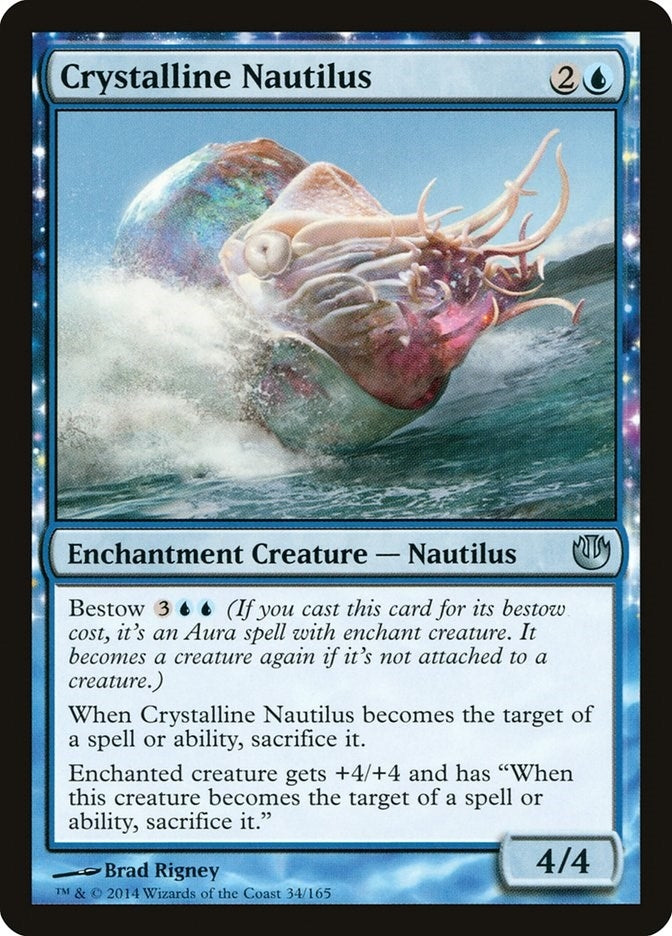 Image for Crystalline Nautilus (34) - Magic: The Gathering