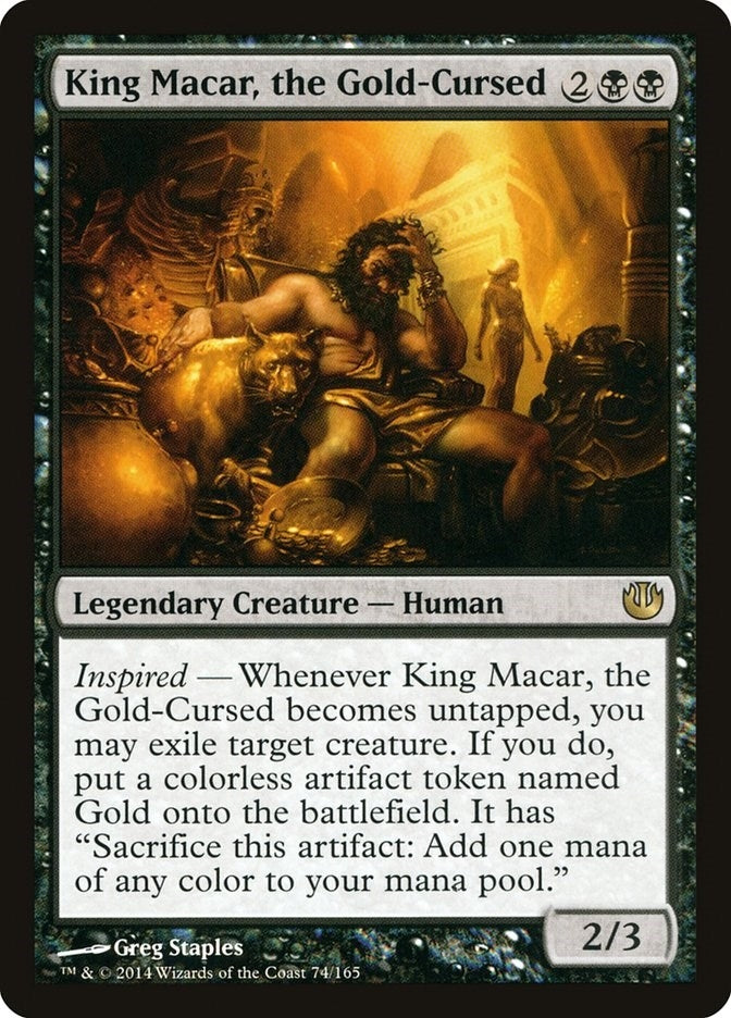Image for King Macar, the Gold-Cursed (74) (JOU) - Magic: The Gathering