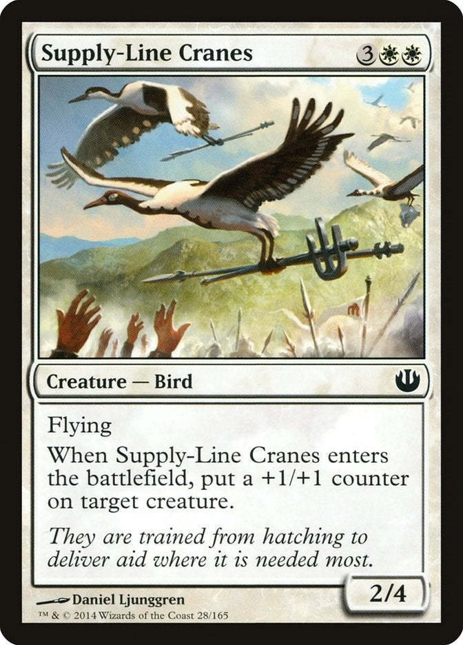 Image for Supply-Line Cranes (28) (JOU) - Magic: The Gathering