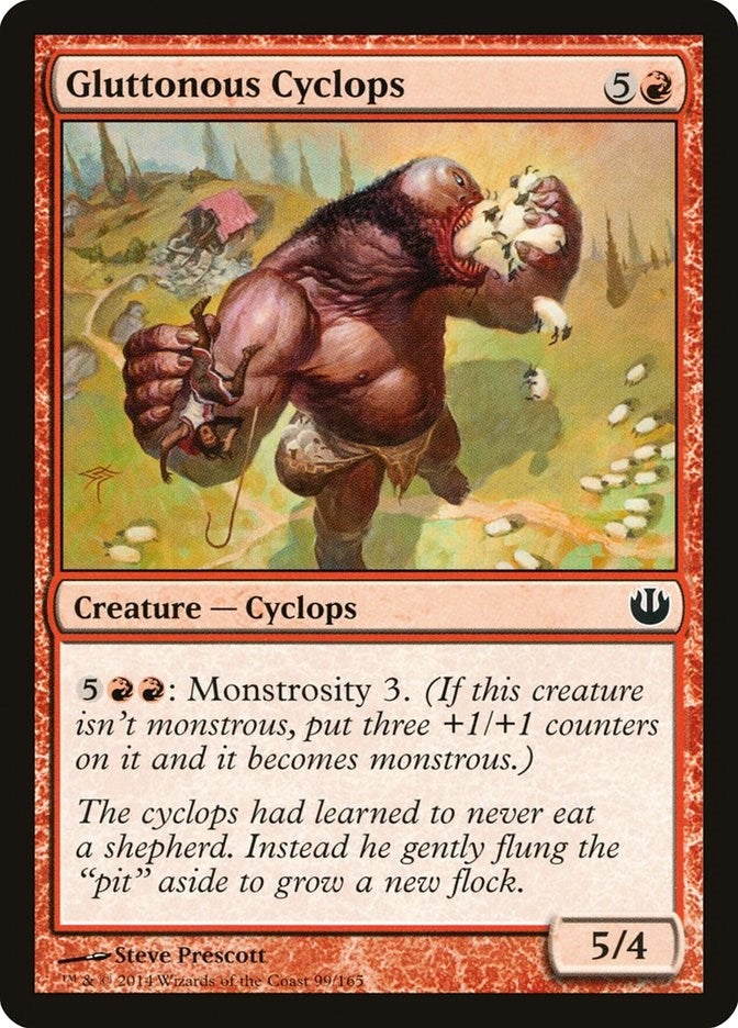 Image for Gluttonous Cyclops (99) - Magic: The Gathering