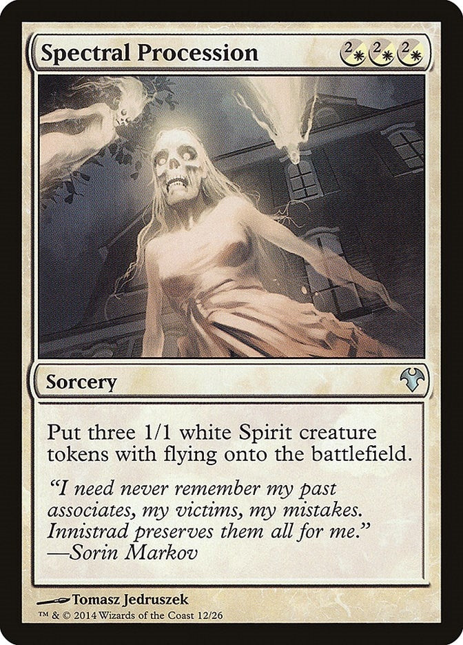 Image for Spectral Procession (12) - Magic: The Gathering