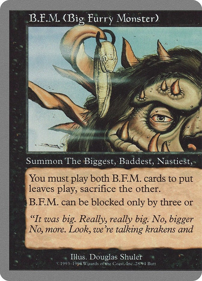 Image for B.F.M. (Big Furry Monster) (28) (28) - Magic: The Gathering