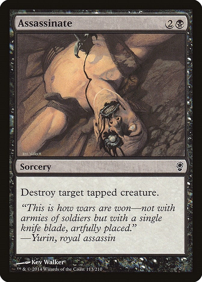 Image for Assassinate (113) - Magic: The Gathering