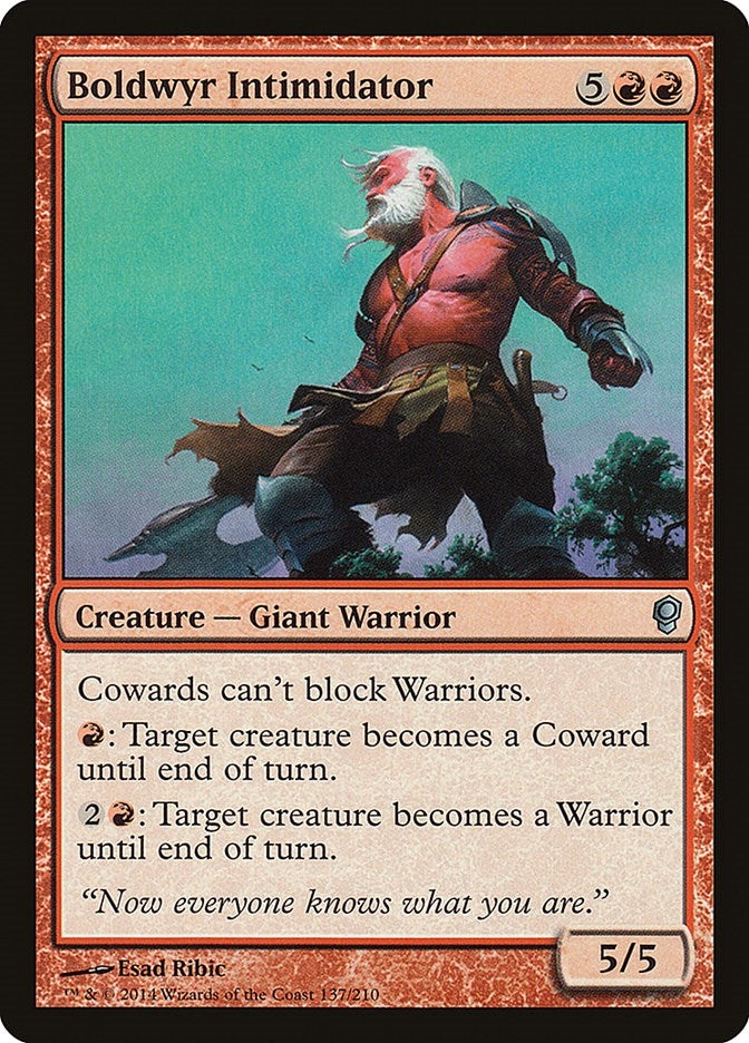 Image for Boldwyr Intimidator (137) - Magic: The Gathering
