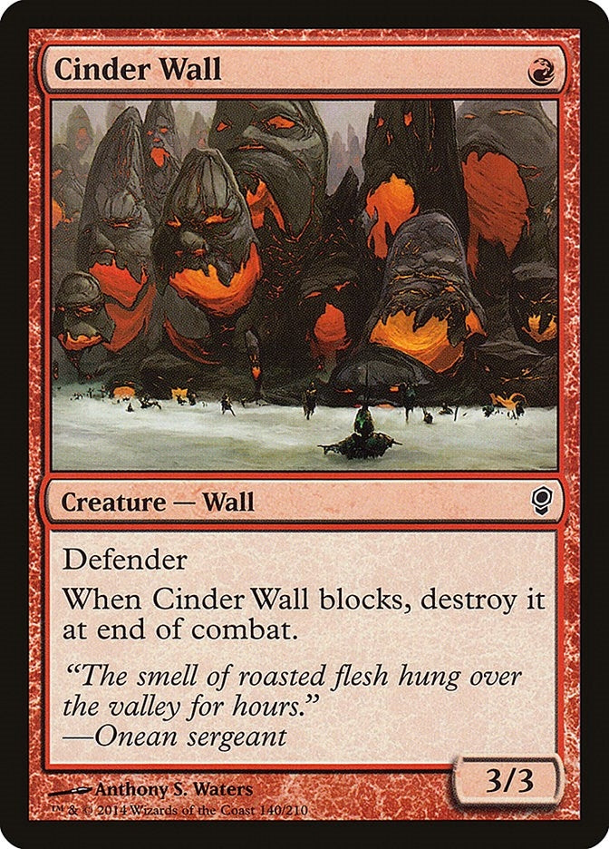 Image for Cinder Wall (140) - Magic: The Gathering