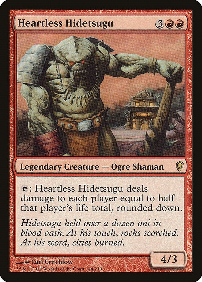 Image for Heartless Hidetsugu (144) - Magic: The Gathering