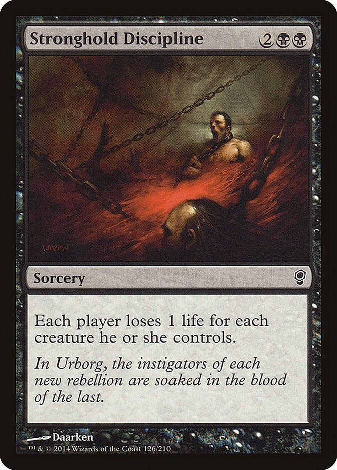 Image for Stronghold Discipline (126) - Magic: The Gathering