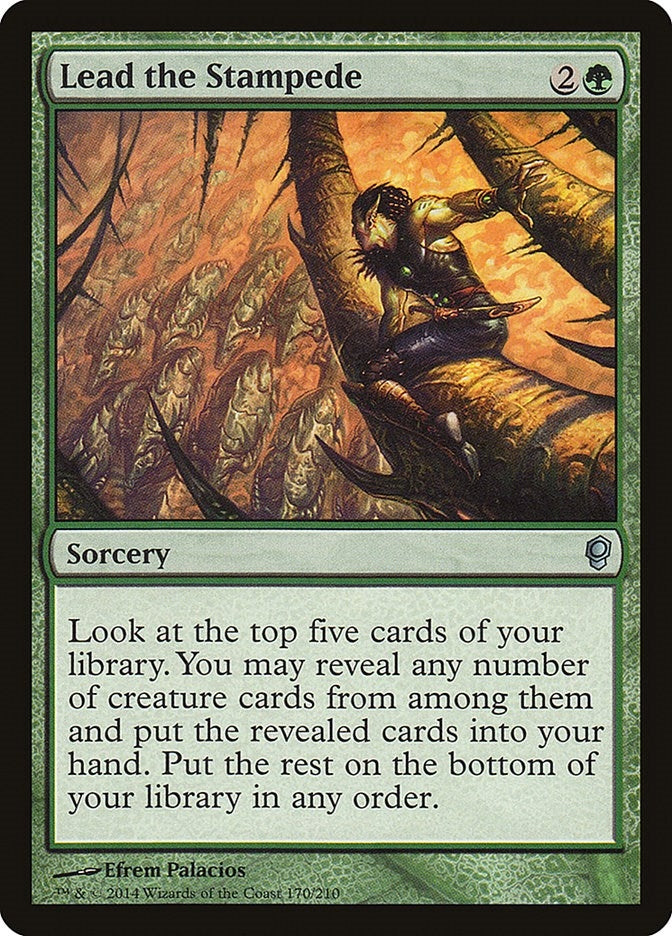 Image for Lead the Stampede (170) - Magic: The Gathering