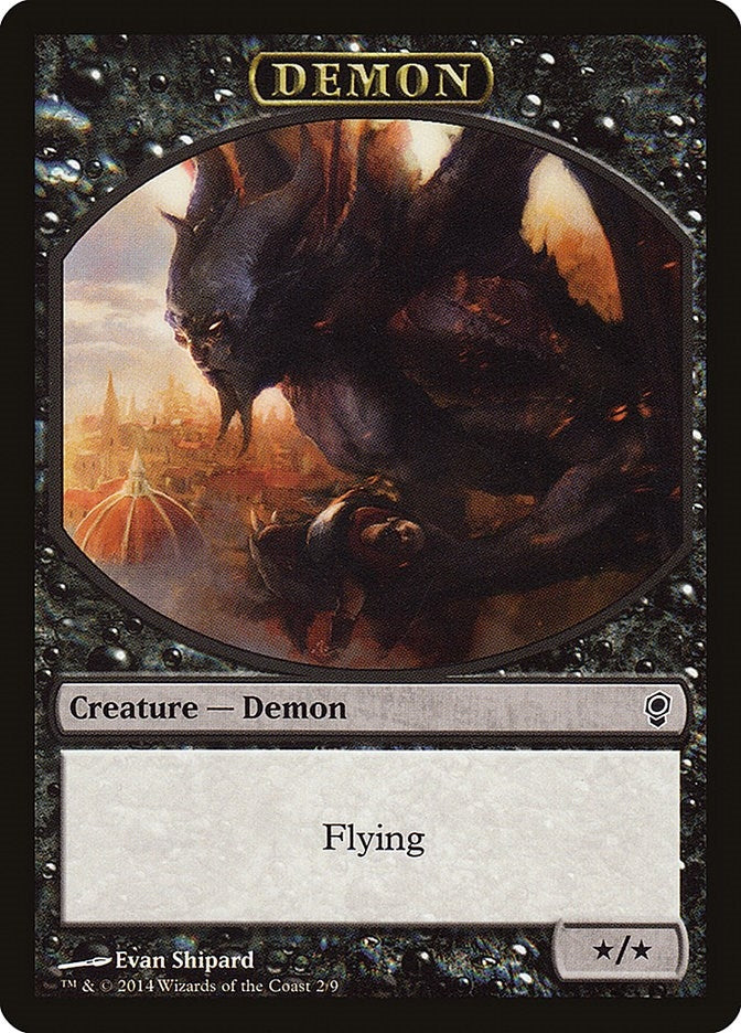 Image for Demon Token (2) - Magic: The Gathering