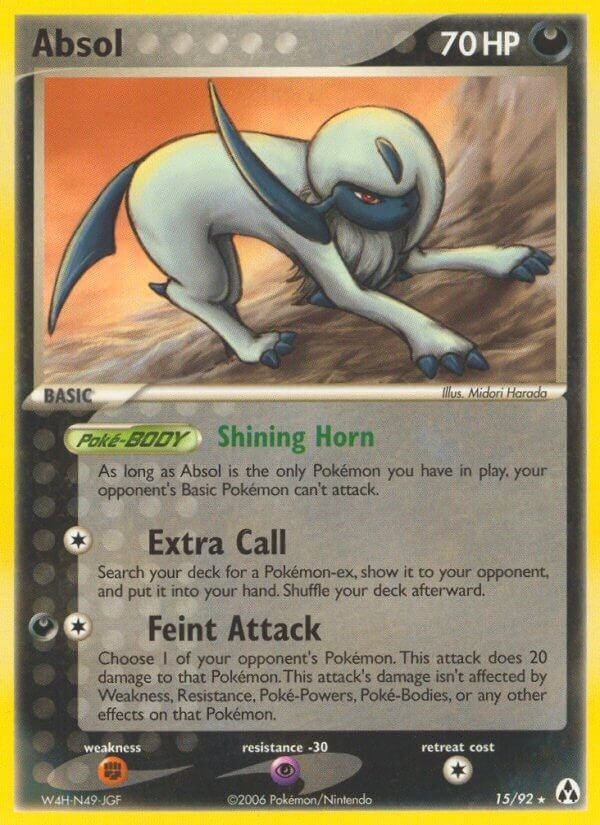 Image for Absol (15/92) (LM) - Pokemon