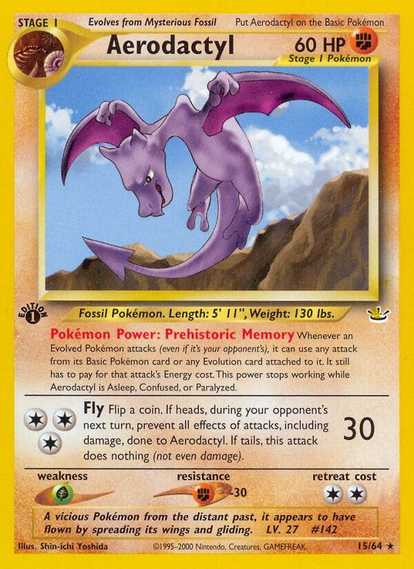 Image for Aerodactyl (15/64) (N3) - Pokemon