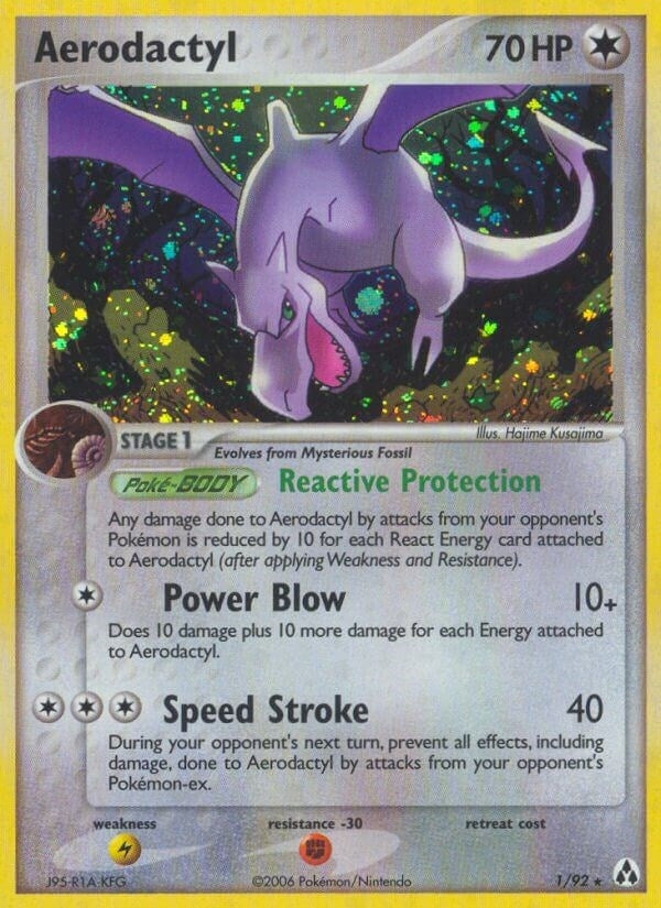 Image for Aerodactyl (1/92) (LM) - Pokemon