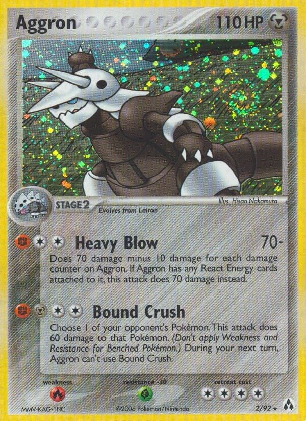 Image for Aggron (2/92) (LM) - Pokemon