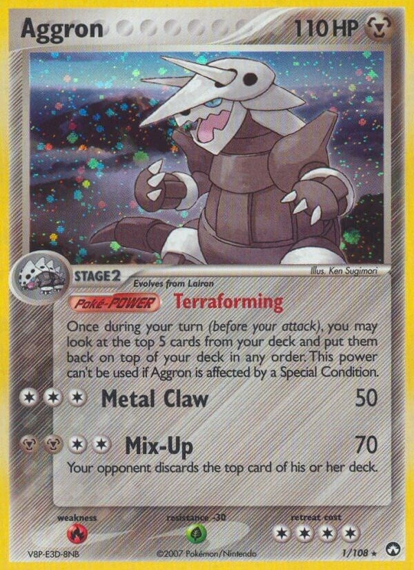 Image for Aggron (1/108) (PK) - Pokemon