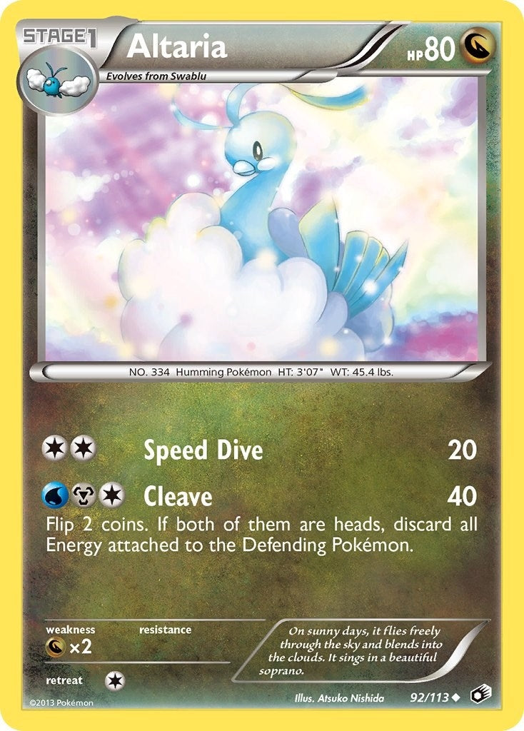 Image for Altaria (92/113) (LTR) - Pokemon