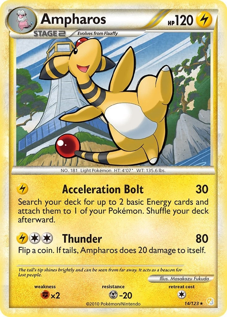 Image for Ampharos (14/123) (HS) - Pokemon