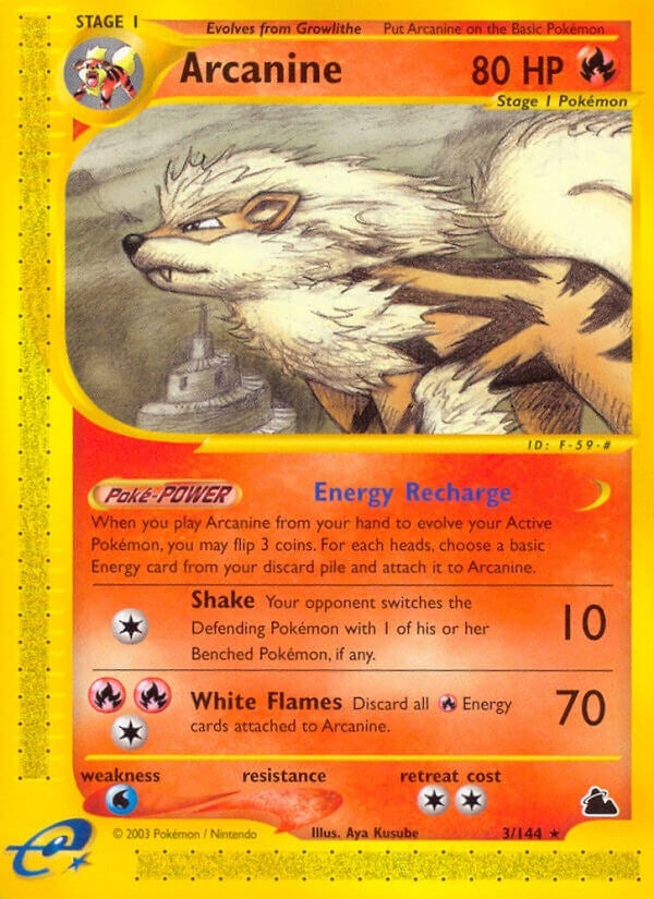 Image for Arcanine (3) (003/144) (SK) - Pokemon