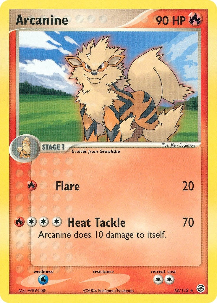 Image for Arcanine (18/112) (RG) - Pokemon