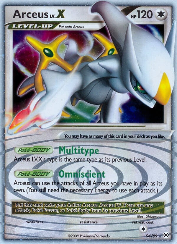 Image for Arceus Lv.X (94) (94/99) (AR) - Pokemon