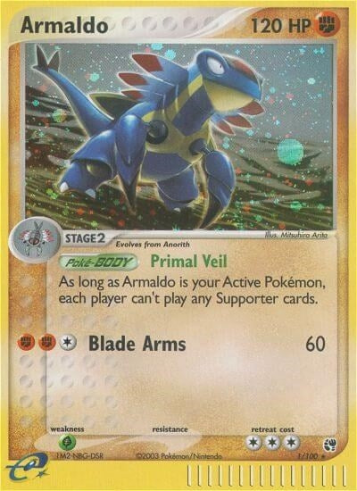 Image for Armaldo (1/100) (SS) - Pokemon