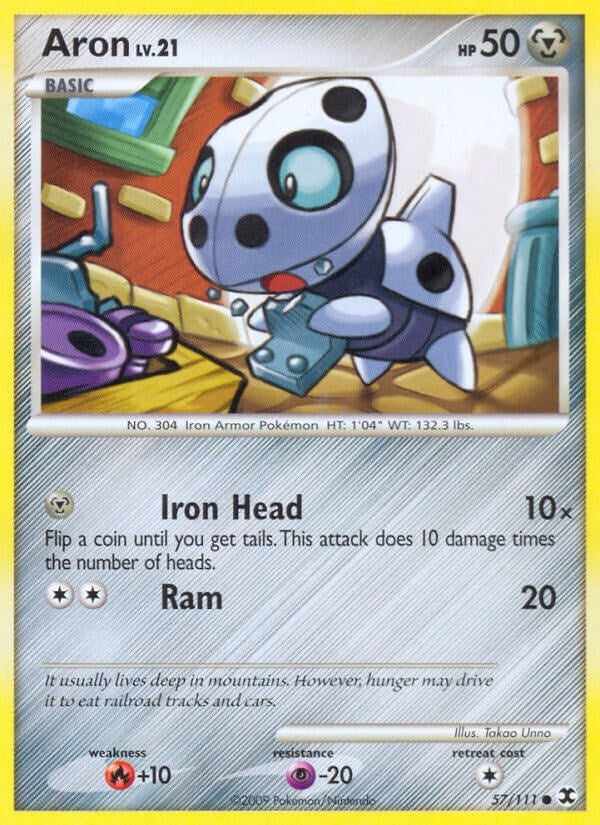 Image for Aron (57/111) (RR) - Pokemon