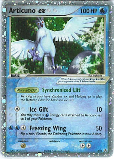 Image for Articuno ex - 032 (EX Collector's Window Tins) (032) (PR) - Pokemon