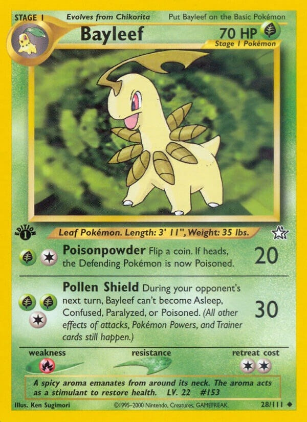 Image for Bayleef (28) (028/111) (N1) - Pokemon