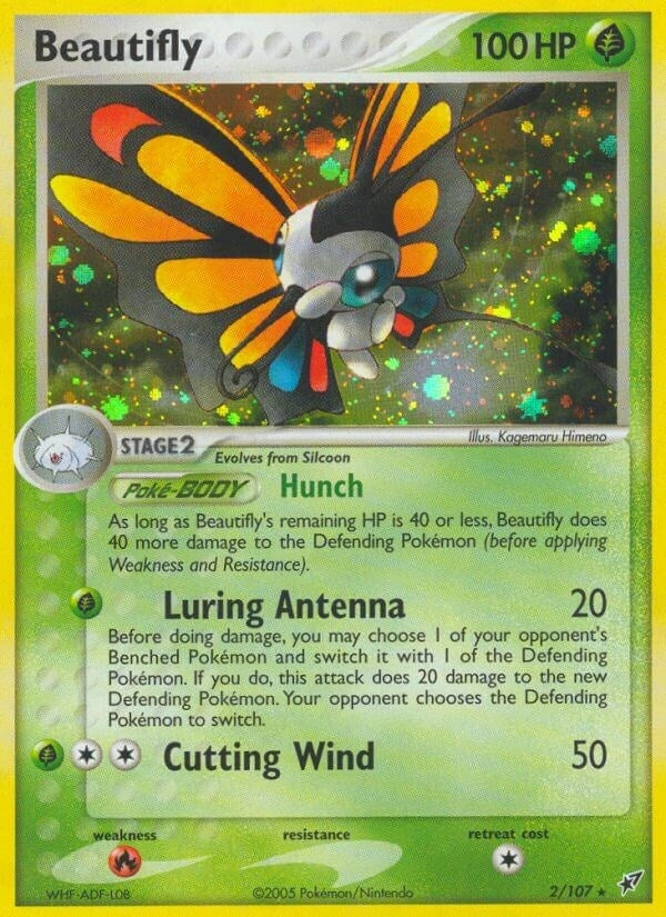 Image for Beautifly (2/107) (DX) - Pokemon