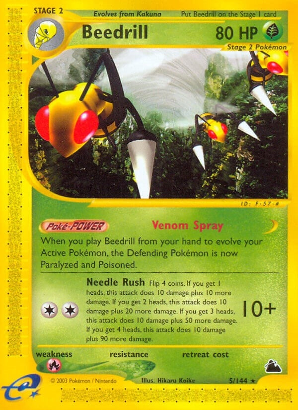 Image for Beedrill (5) (005/144) (SK) - Pokemon