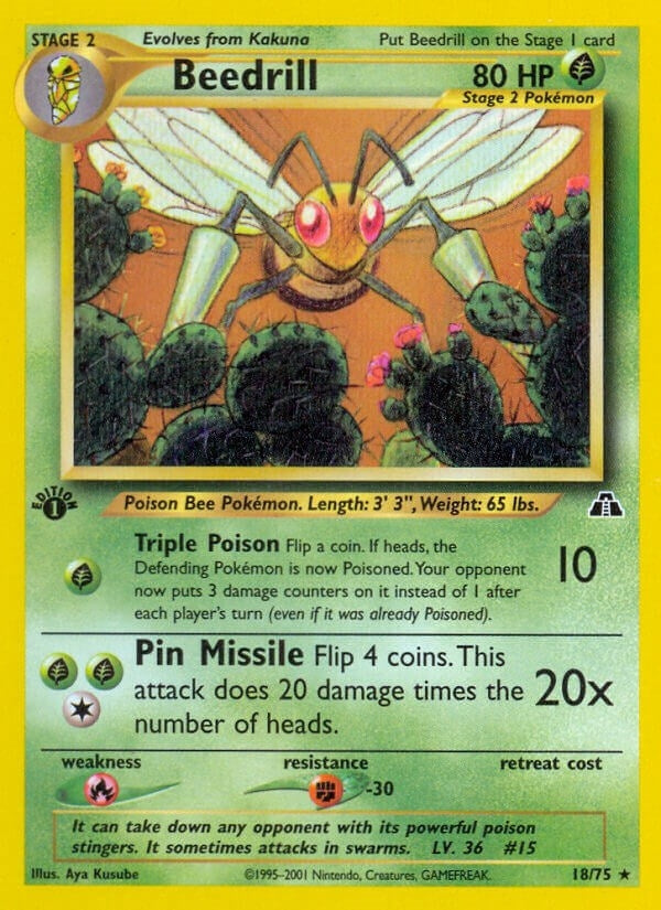 Image for Beedrill (18/75) (N2) - Pokemon