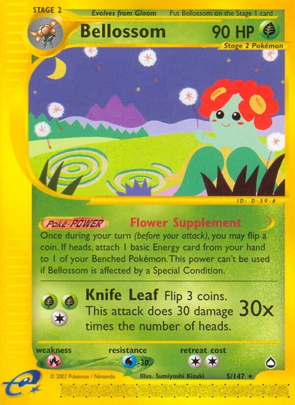 Image for Bellossom (005/147) (AQ) - Pokemon