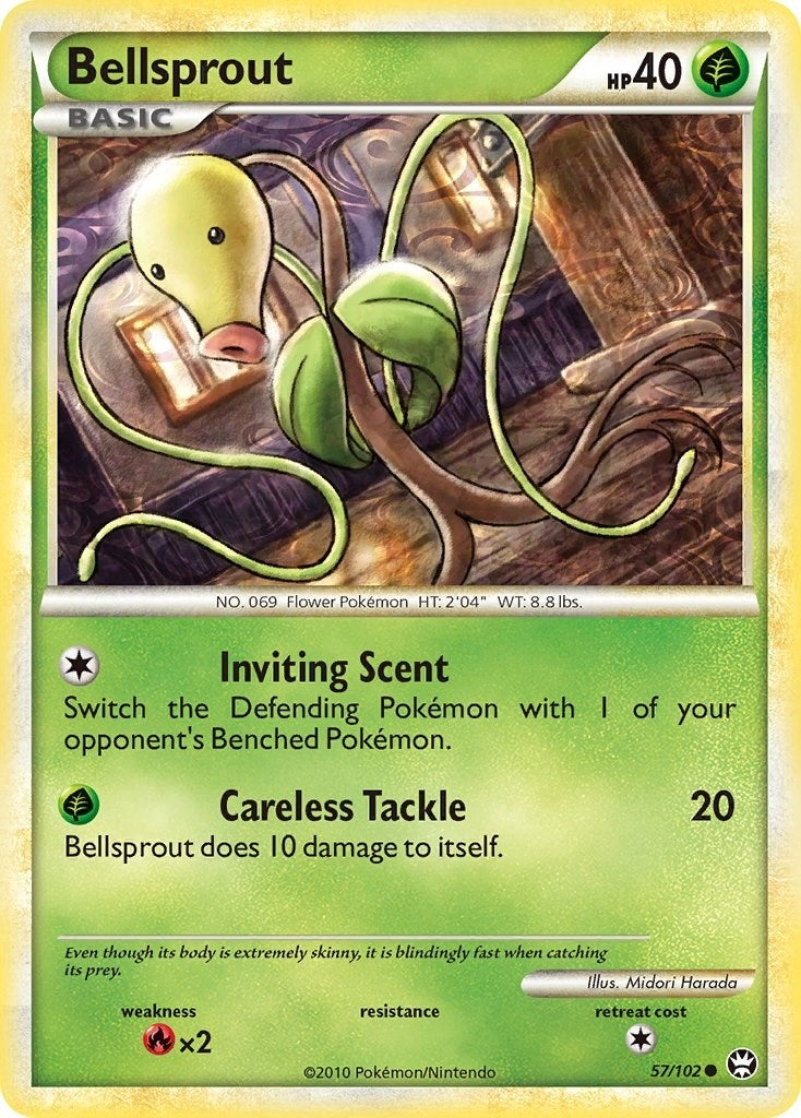 Image for Bellsprout (57/102) (TM) - Pokemon