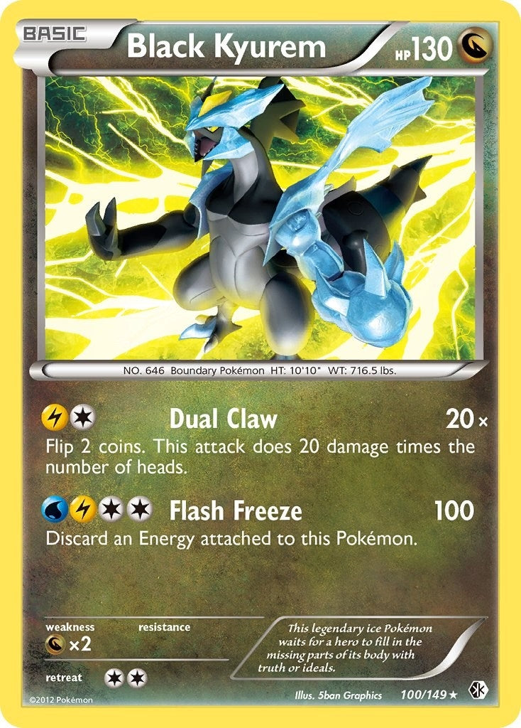 Image for Black Kyurem (100/149) (BCR) - Pokemon