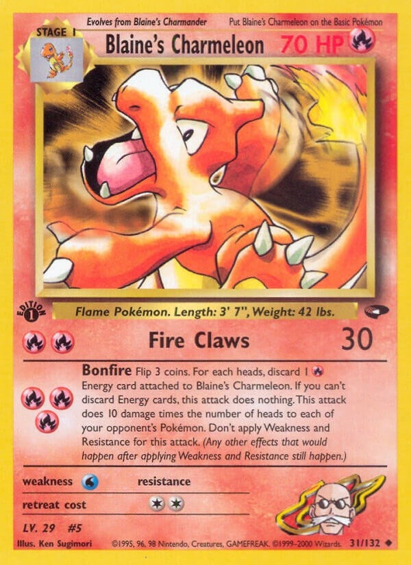 Image for Blaine's Charmeleon (031/132) (G2) - Pokemon