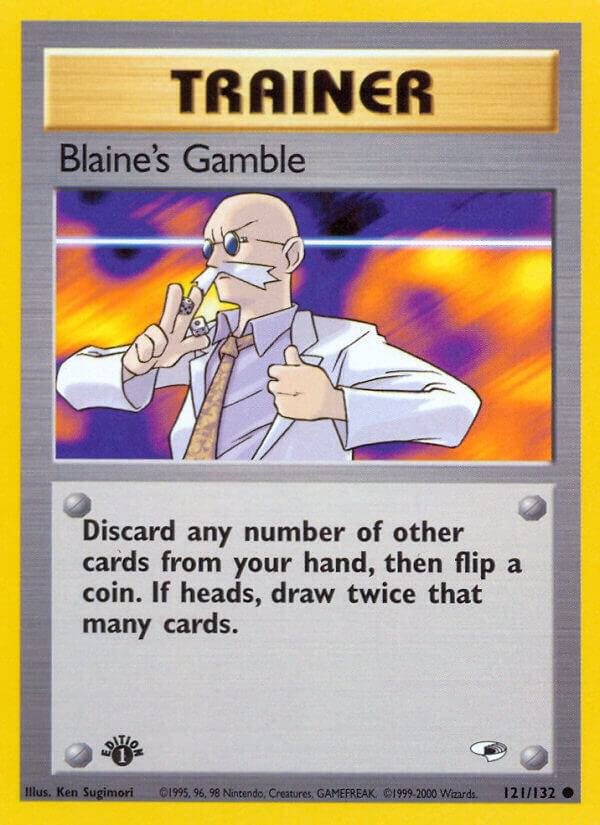Image for Blaine's Gamble (121/132) (G1) - Pokemon
