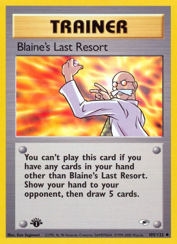 Image for Blaine's Last Resort (105/132) (G1) - Pokemon
