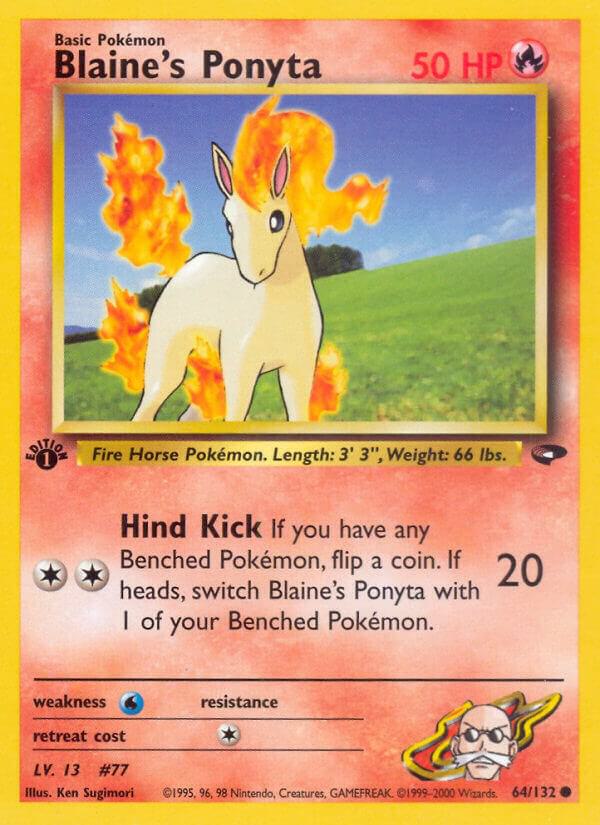 Image for Blaine's Ponyta (064/132) (G2) - Pokemon