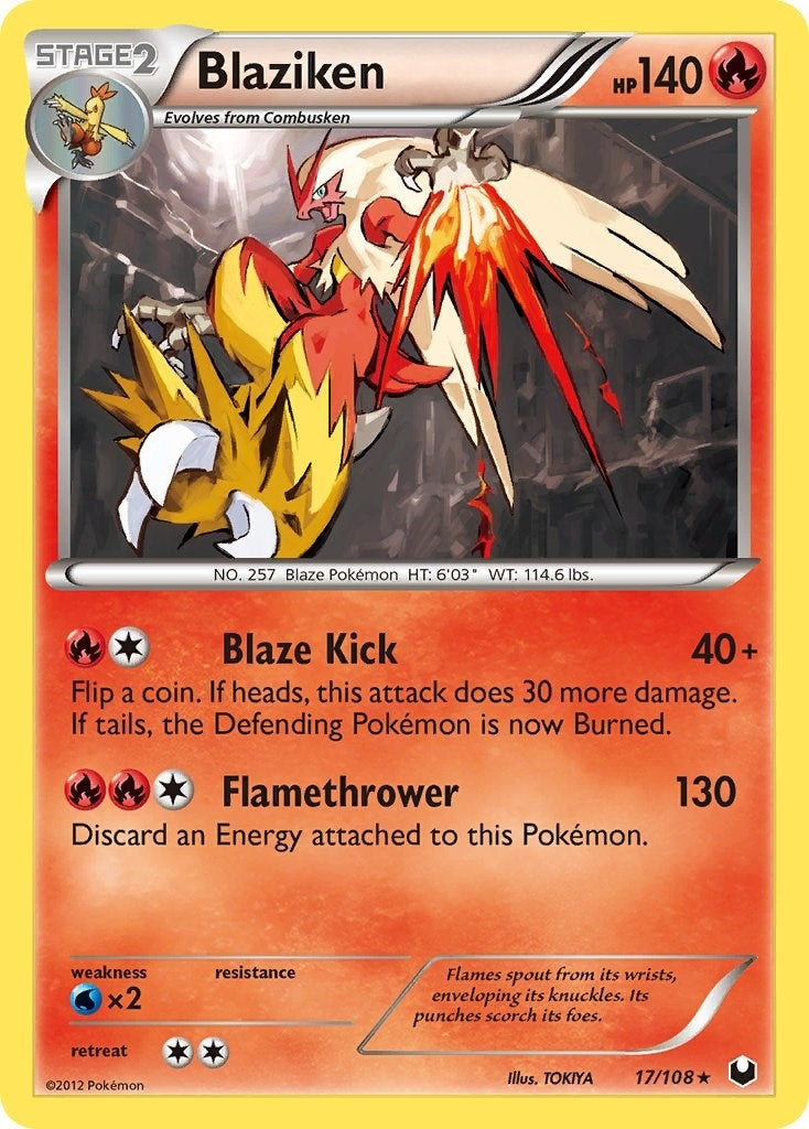 Image for Blaziken (17/108) (DEX) - Pokemon