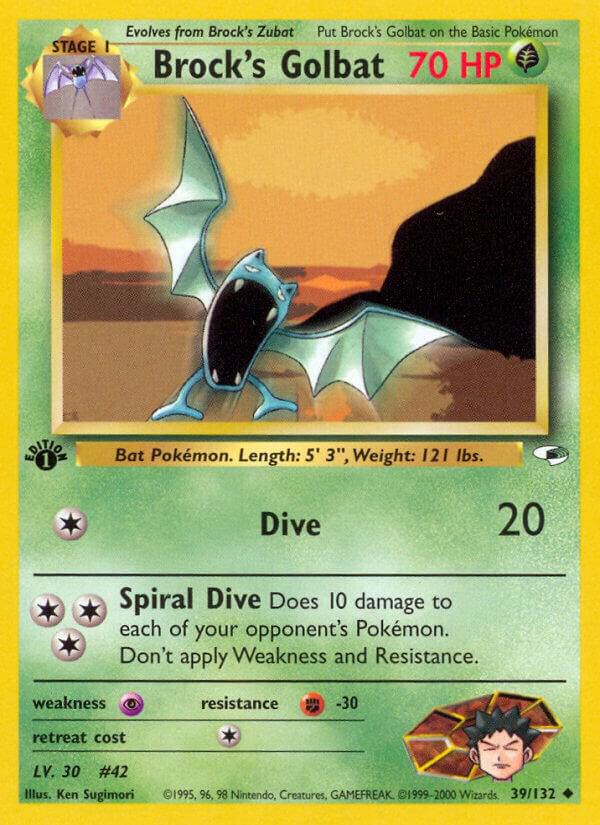 Image for Brock's Golbat (039/132) (G1) - Pokemon