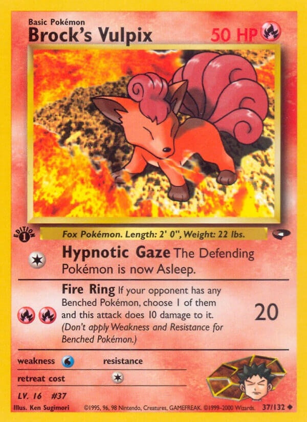 Image for Brock's Vulpix (037/132) (G2) - Pokemon