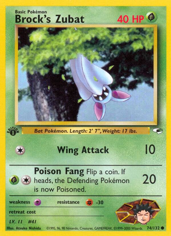 Image for Brock's Zubat (74) (074/132) (G1) - Pokemon
