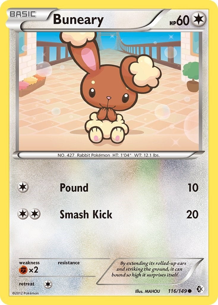 Image for Buneary (116/149) (BCR) - Pokemon