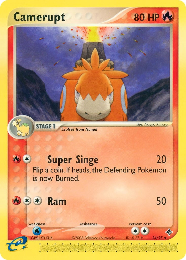 Image for Camerupt (24/97) (DR) - Pokemon
